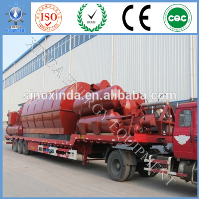 XD 20 tons High profit scrap plastic pyrolysis to crude oil